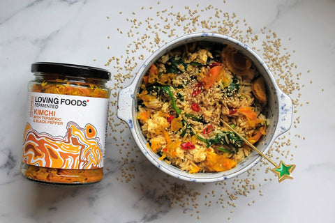 Egg Fried Rice Kimchi Bowl – Loving Foods