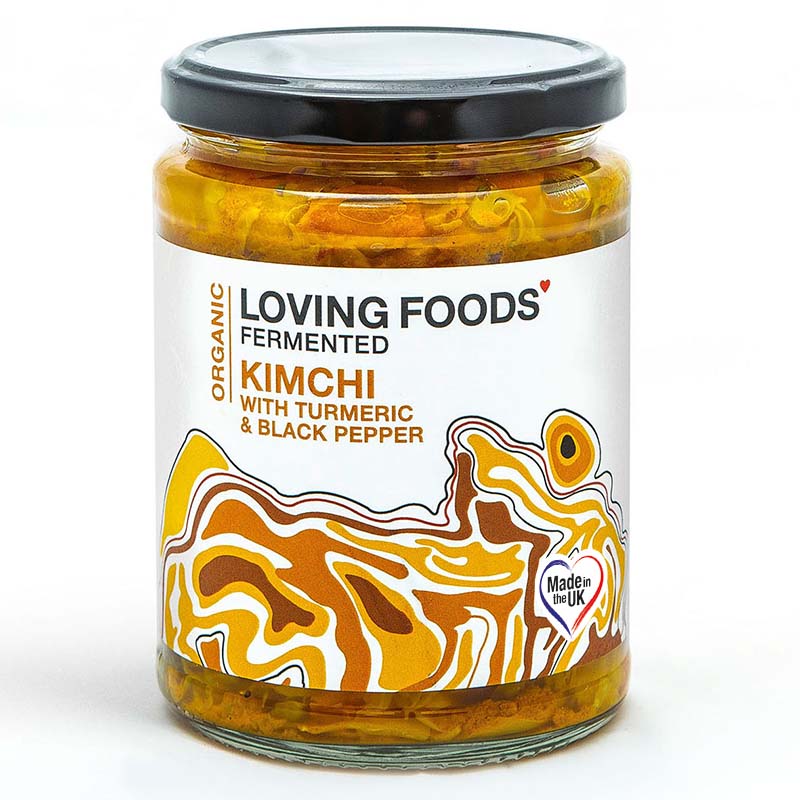Organic Kimchi Turmeric and Black Pepper