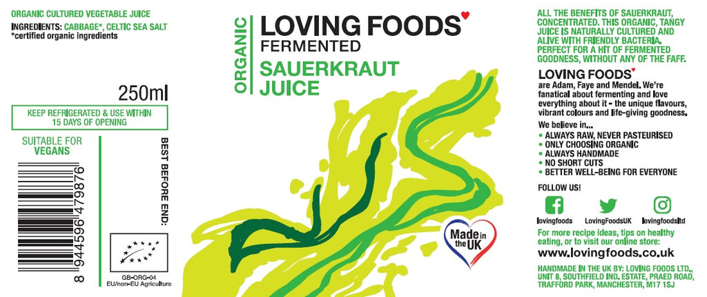 Organic Sauerkraut Juice