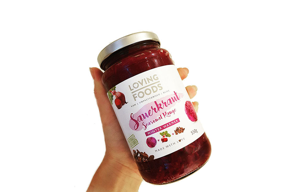 Organic Red Sauerkraut