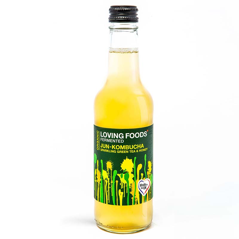 Loving Foods Green/Light Organic Jun-Kombucha - 1 X 330Ml - Image 3