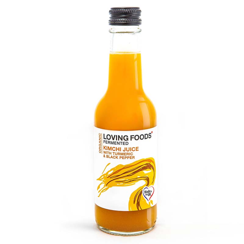 Loving Foods Organic Kimchi Juice - Turmeric & Black Pepper 250Ml