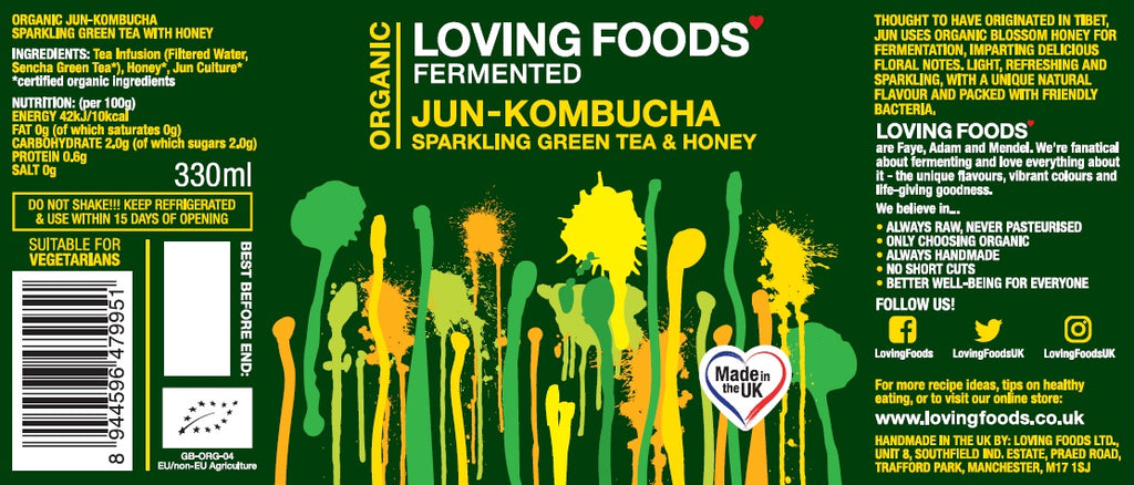 green tea kombucha ingredients